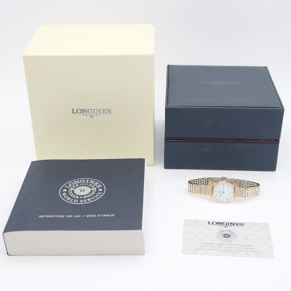 電池交換済 LONGINES ロンジン ラ グラン クラシック L4 209 2 117 白