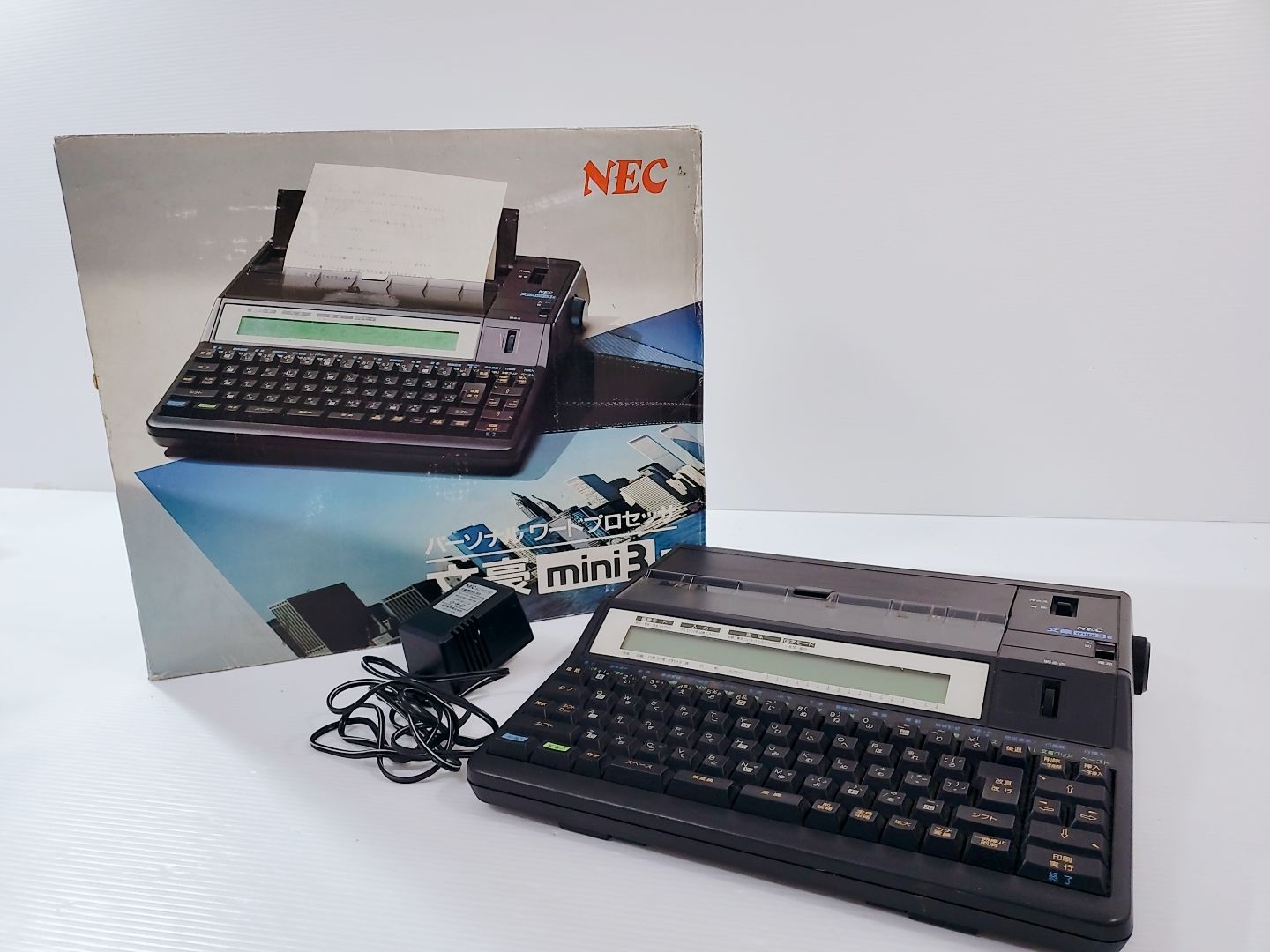 ワープロ　文豪　NEC パーソナルワードプロセッサ　JX-A200 楽天市場】ワープロ NEC 文豪 JXA200（JX-A200）【整備済・動作