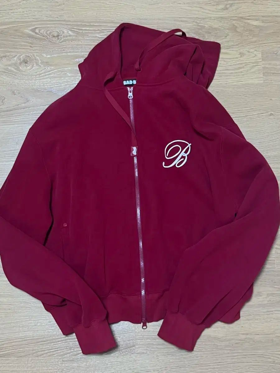 BADBLOOD ジップアップパーカー ◇24AW BADBLOOD Classic Logo Hood Zip-Up/4色◇ (BADBLOOD