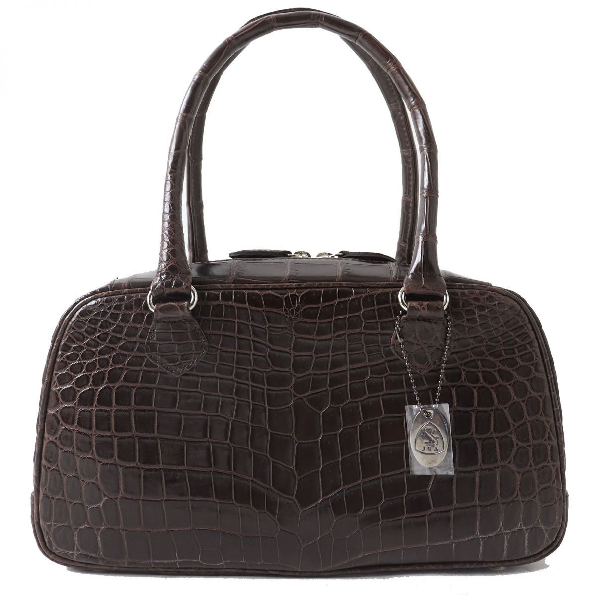 ○美品○JRA認定 クロコダイル ワニ革 バッグ トートバッグ 2way ○美品○JRA認定 クロコダイル ワニ革 バッグ トートバッグ 2way