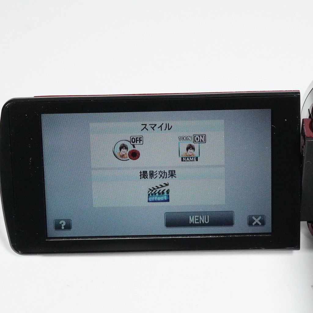 JVC Victor Everio GZ-E117-R オンライン レッド 動作OK 返金保証