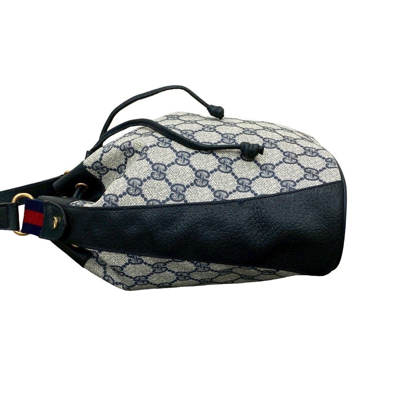 レア 美品 GUCCI オールドグッチシェリーライン ネイビー ショルダーバッグ STORES.jp（ストアーズドットジェーピー）の「GUCCI グッチ