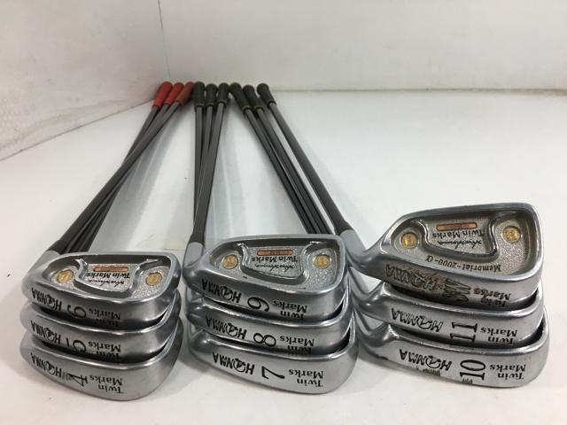 お買い得品！【中古ゴルフクラブ】(9本セット)ホンマ ツインマークス 2000-α アイアン ドリスチタンフェザーウェイト3 M50 4〜10.11.S【14日間返品OK】 返品OK お買い得品！【中古ゴルフクラブ】(9本セット)ホンマ ツイン