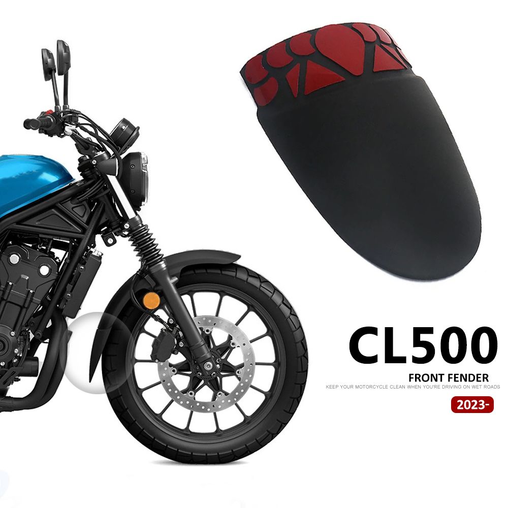 バイク アクセサリー フロントエクステンダー フェンダー ブラック