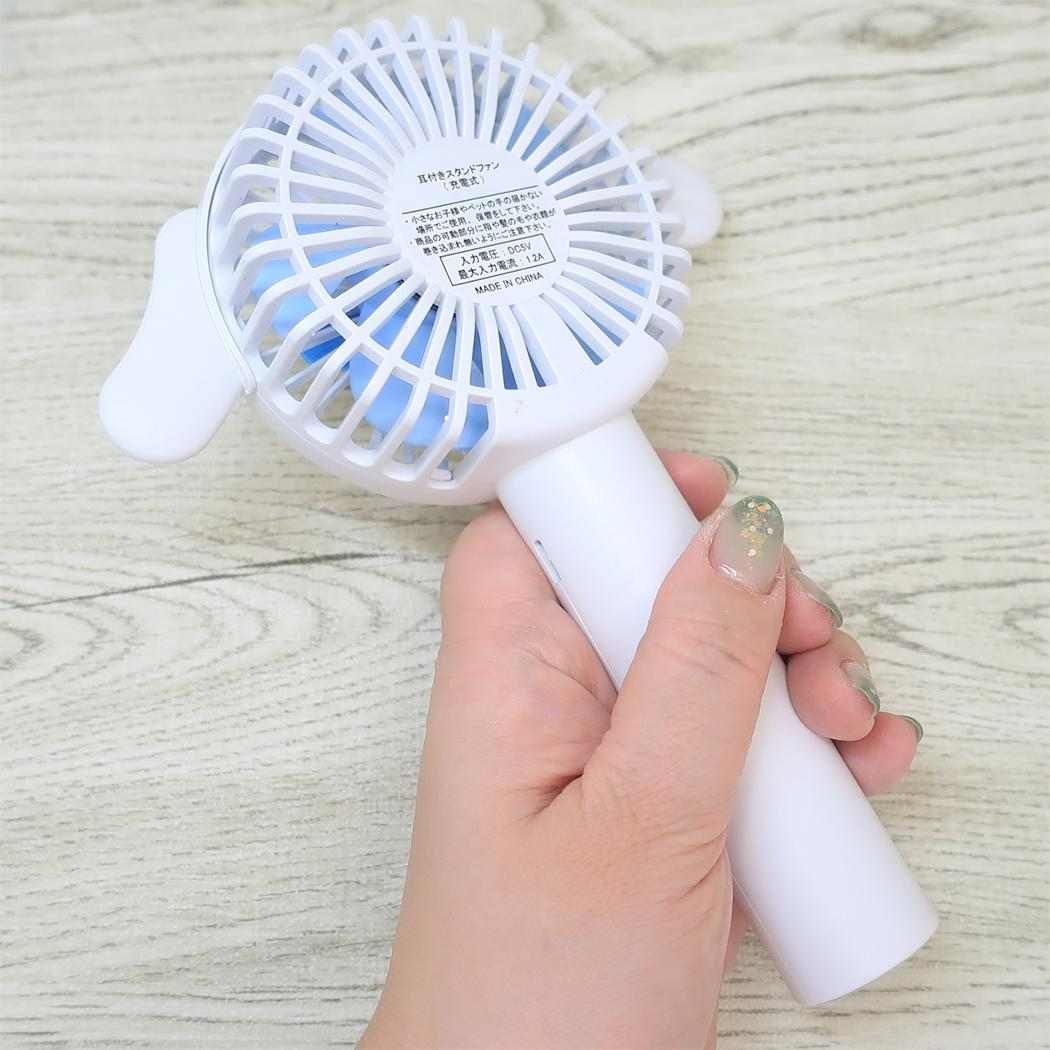 サンリオ　シナモロール　リビング　扇風機　正常可動品　耳あります‼︎ シナモロール 携帯用扇風機 耳付きスタンドファン サンリオ