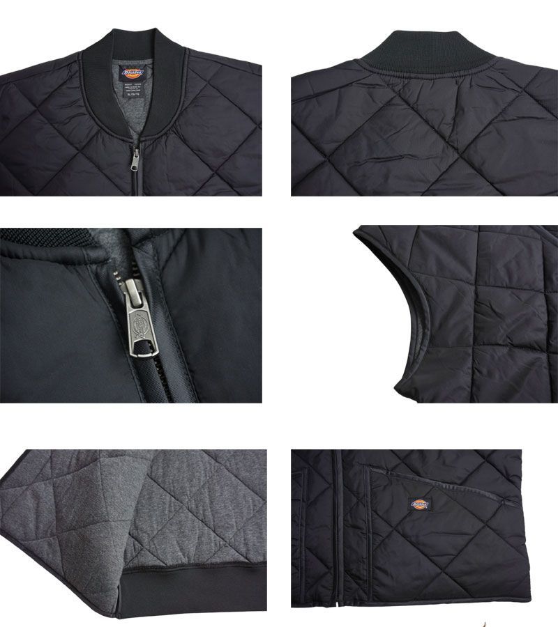 Dickies ダウンベスト ブラック キルティング 楽天市場】ディッキーズ ベスト DICKIES ダイアモンド