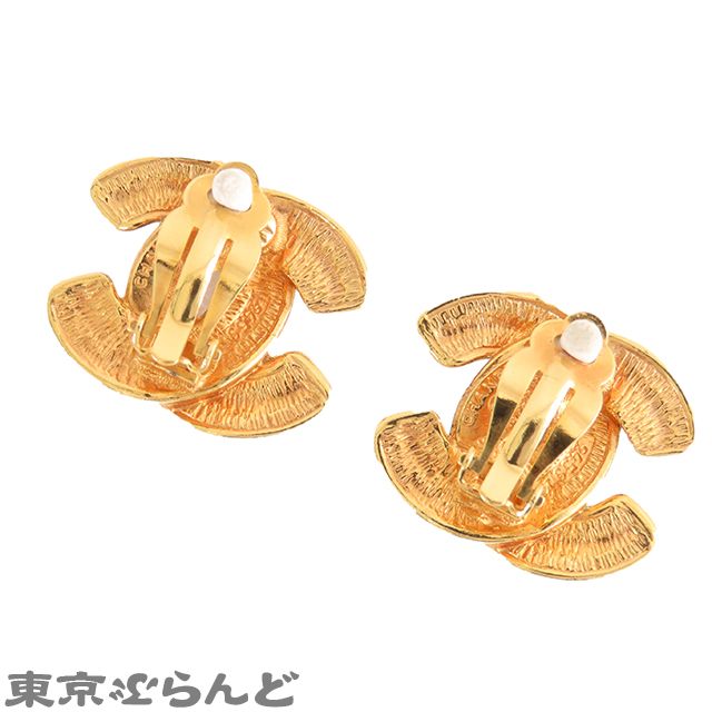 シャネル CHANEL イヤリング ヴィンテージ 2459 マトラッセ 片方のみ