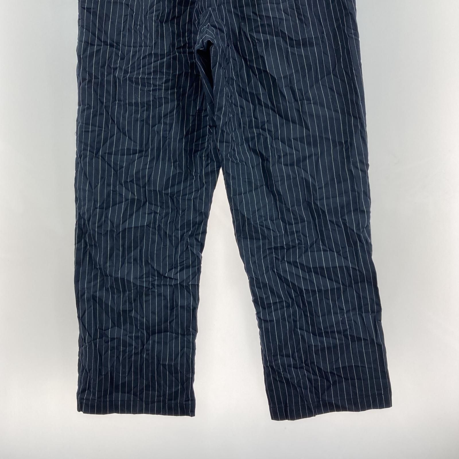 STUSSY ネイビーストライプ　スラックス STUSSY ネイビーストライプ スラックス Stussy ネイビー