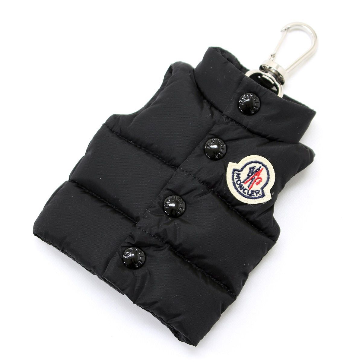 14 MONCLER モンクレール 6F00002 M7726 ブラック キーリング キーホルダー