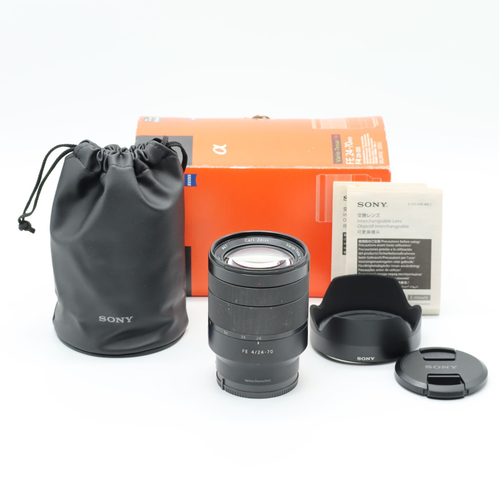 2026年2月までのメーカー保証付き！□美品□ SONY FE 24-70mm F4 ZA 