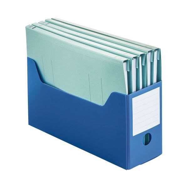 まとめ TANOSEE PP製ボックスファイル 組み立て式 A4ヨコ ショートサイズ グリーン 1個 ×20セット