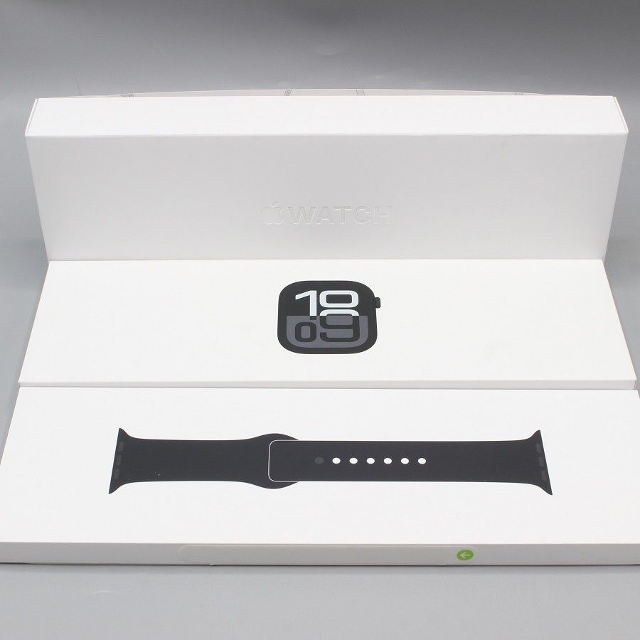 Apple Watch Series10 42mm GPS MWWF3J|A ジェットブラックアルミニウム|ブラックスポーツバンド M|L アップルウォッチ 本体