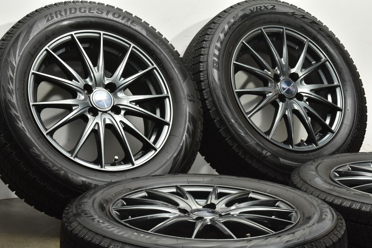 バリ溝 VELVA 16in 6J 40 PCD100 ブリヂストン ブリザック VRX2 195|65R16 ライズ ロッキー レックス ガソリン車