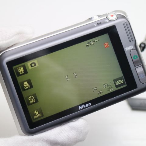 美品 NIKON COOLPIX S6400 箱.付属品あり シルバー Amazon | Nikon デジタルカメラ COOLPIX S6400 タッチパネル液晶