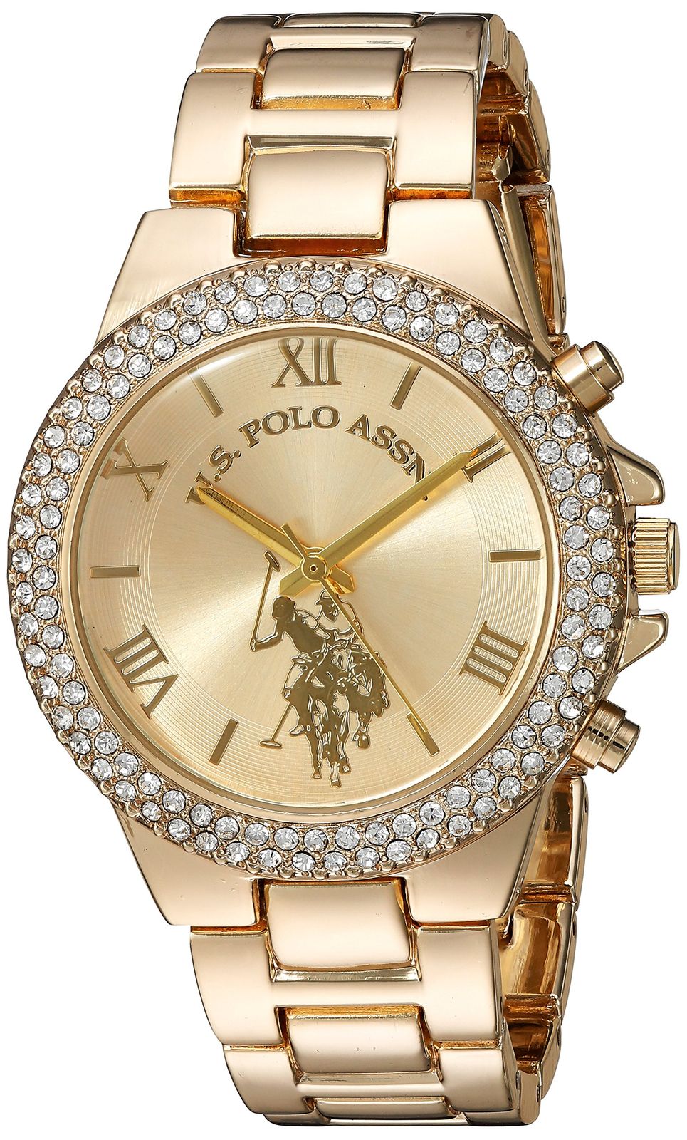 米国ポロ協会 Women s Quartz Metal and Alloy Casual Watch Color g -toned モデル usc40032