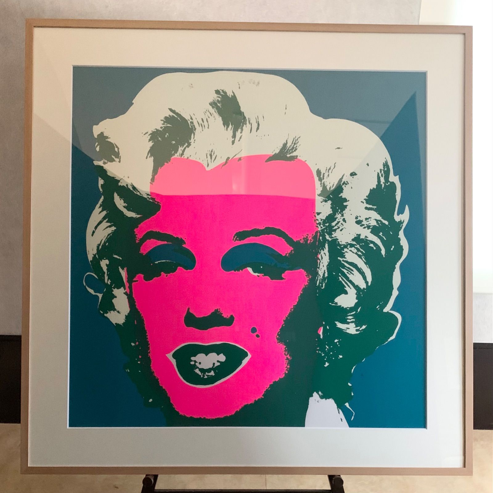 額付】【真作】アンディー・ウォーホル Andy Warhol マリリン マリリン