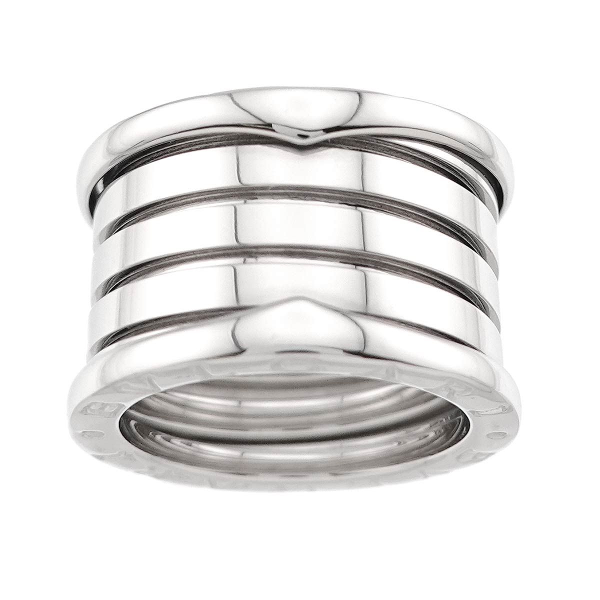 ブルガリ１８金WGリング BVLGARI ブルガリ リング 指輪 7号 18金 K18ホワイトゴールド