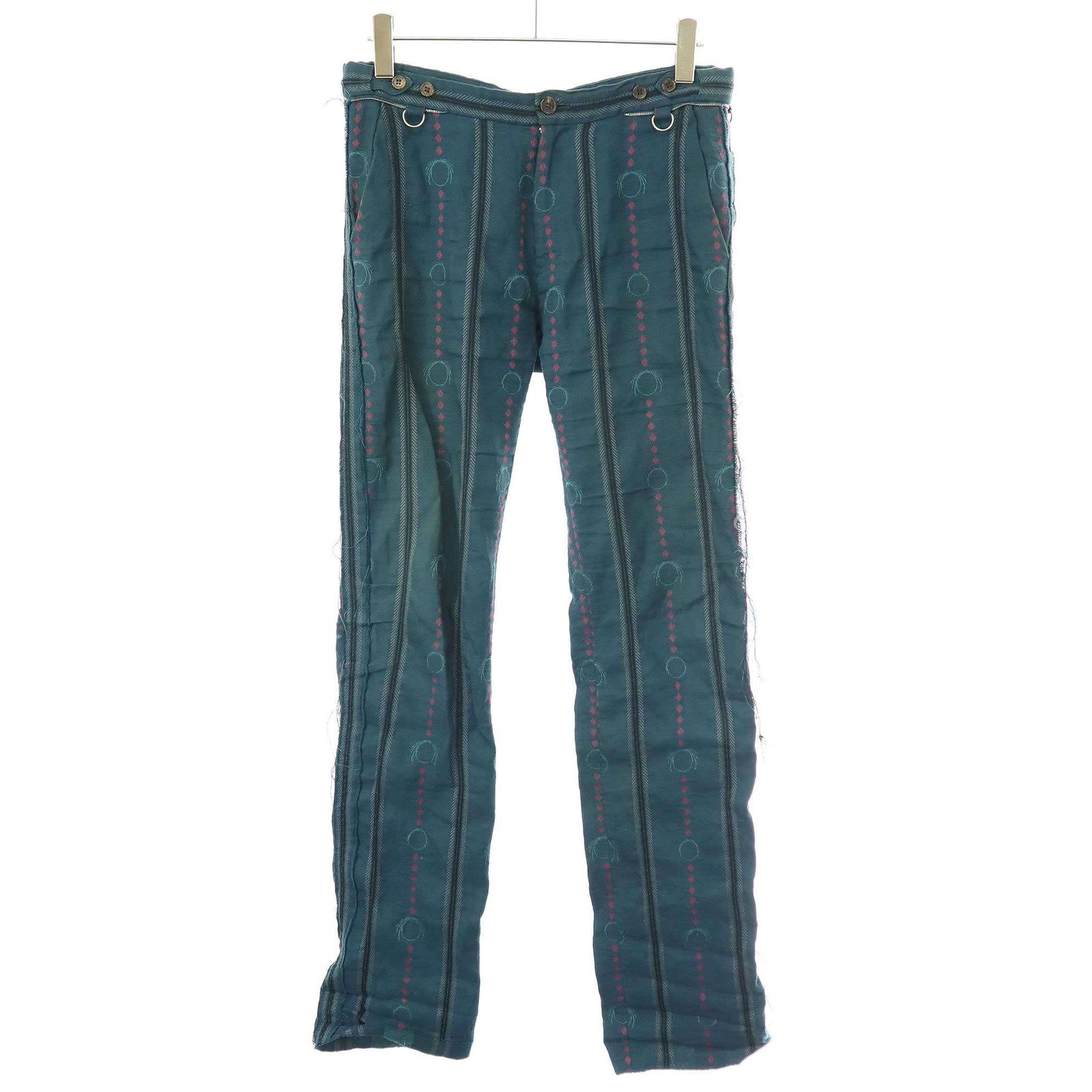 UNDER COVER アンダーカバー SCAB期 ツギハギスラックスパンツ UNDER COVER アンダーカバー 2003SS SCAB期 GIZ柄ツギハギスラックス