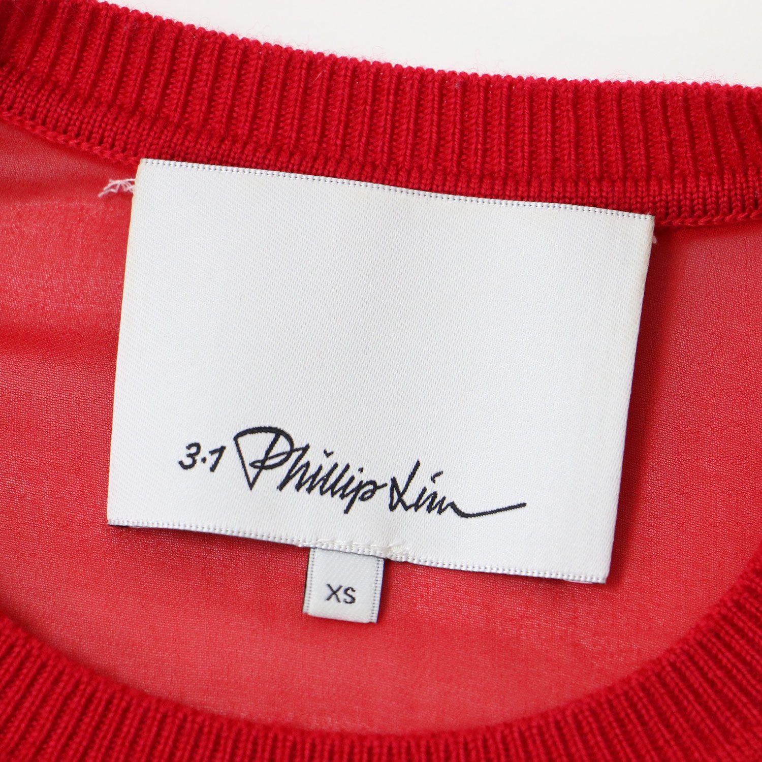 【美品】3.1 フィリップリムのレイヤードトップス。 3.1 phillip lim スリーワンフィリップリム ニット ウール