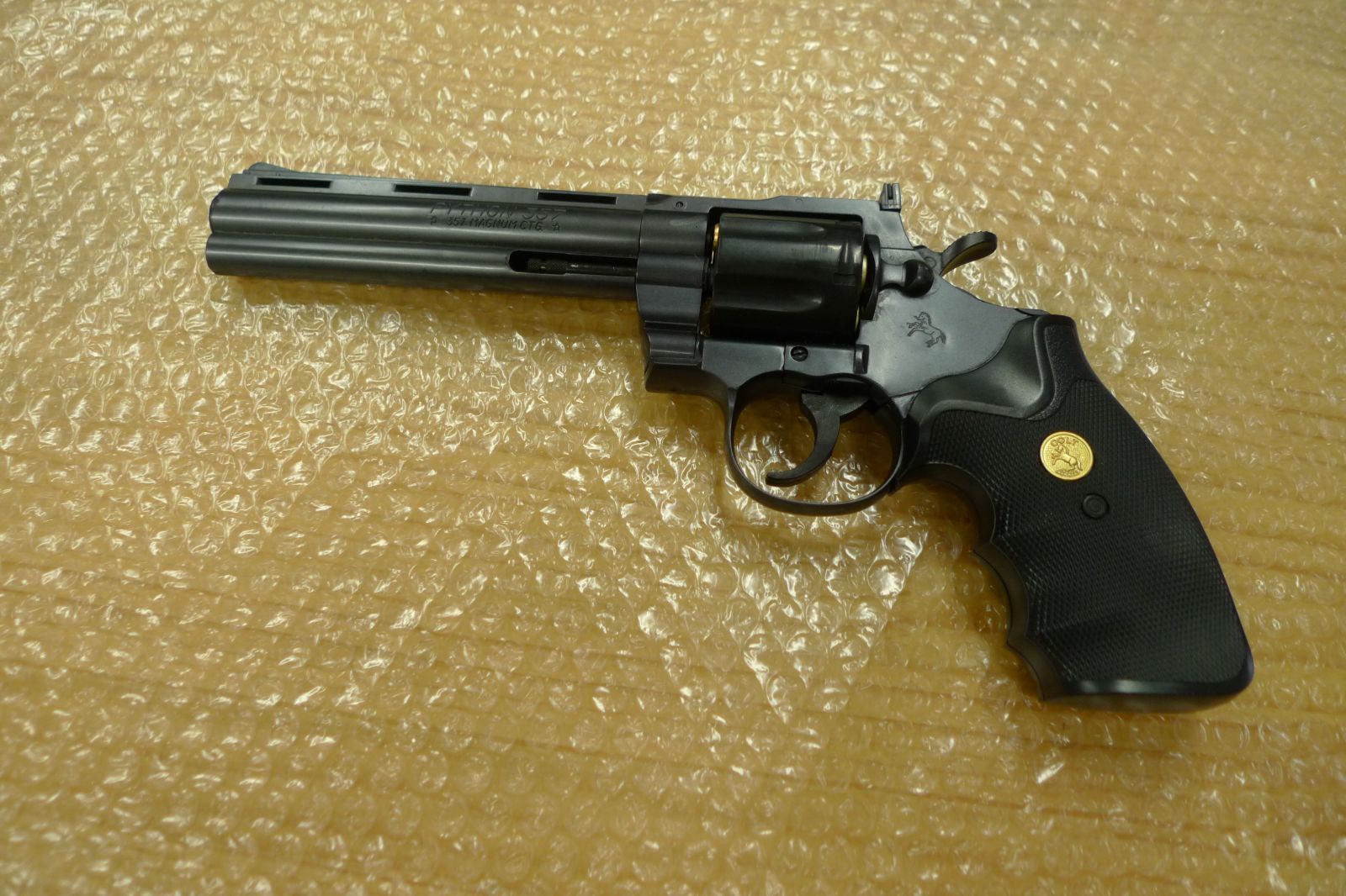 ASGK刻印 PYTHONパイソン357 King Arms Python.357 Gas Airsoft Revolver (Version II, 4