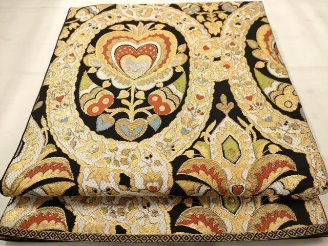 ［4340］色留袖 美品 金彩 ガード加工済 一つ紋 五三桐 正絹 着物 袷 金駒刺繍 金彩 裄67 一つ紋 ガード加工 色味の良い 色
