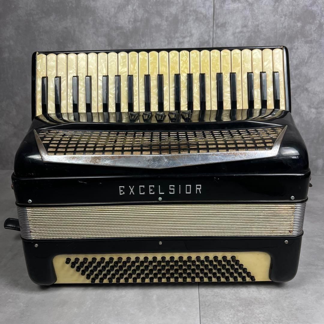 品 エキセルシャー アコーディオン No.400 41鍵盤 現状品 25M7240HO00033