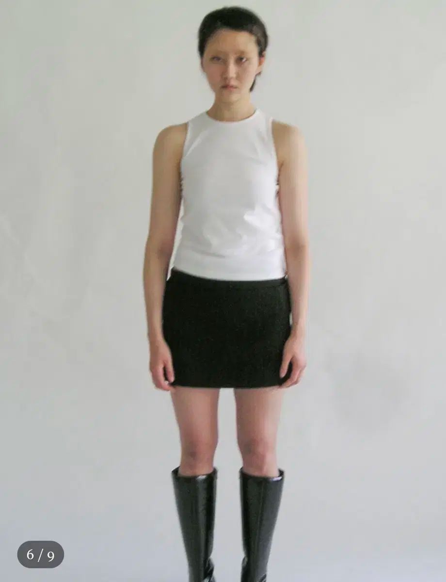 エオンツ Eont s カプリ ミニ スカート ブラック