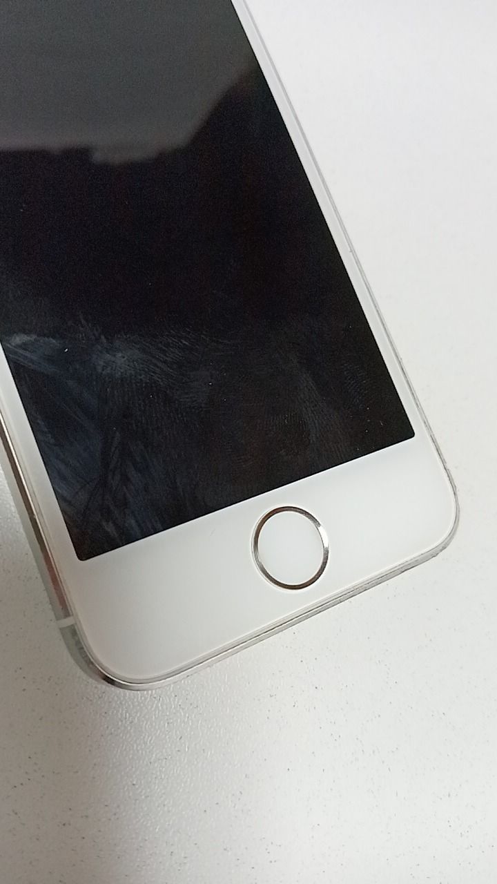 起動のみ確認　iPhone5s　A1533　本体　シルバー　ジャンク　部品取り　7464_0596-2