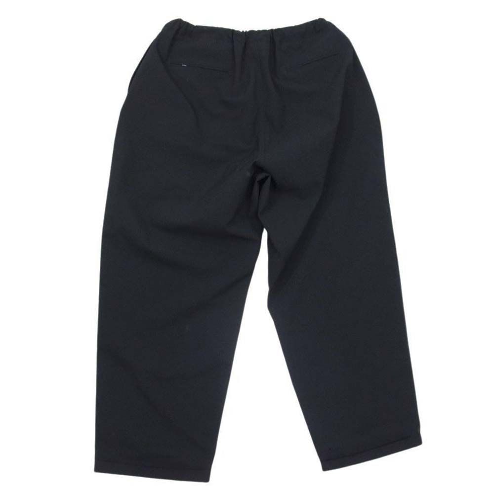 プロップスストア PROPS-STORE Stretch Polyester Easy Trousers ストレッチ ポリエステル イージー トラウザー  パンツ ブラック系 L【中古】 - メルカリ