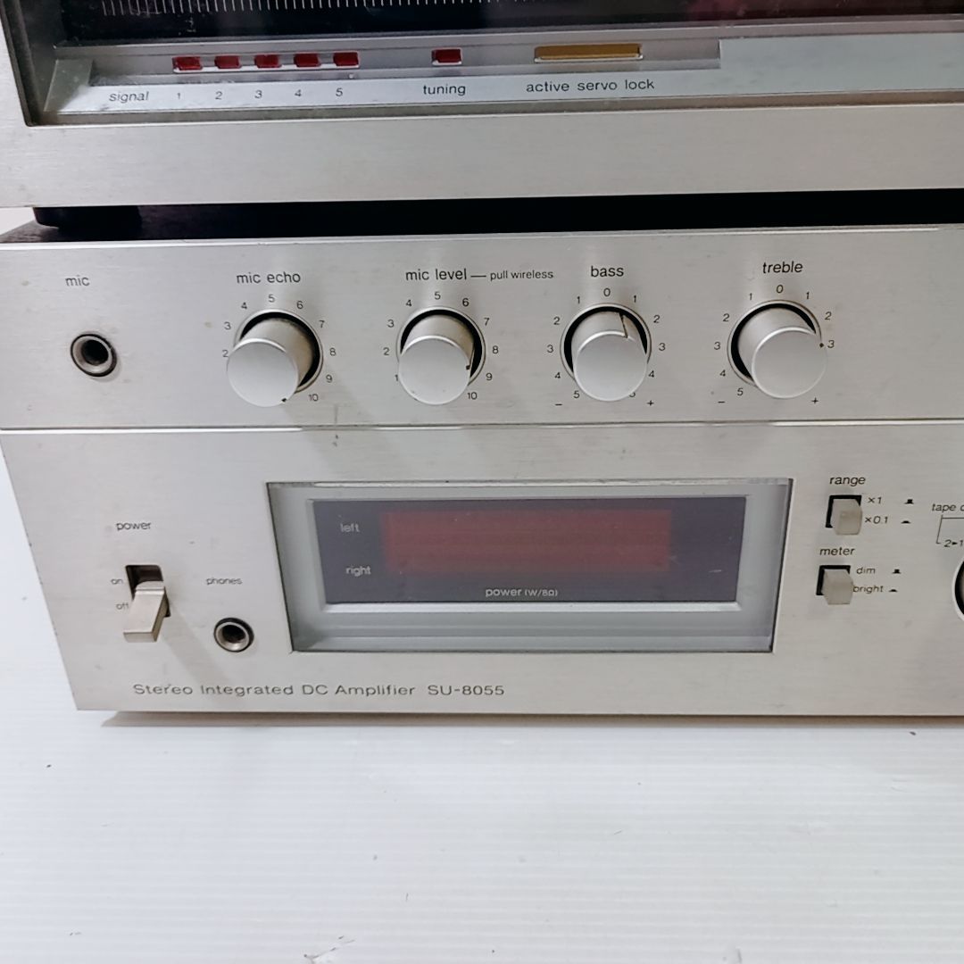 動作品】 Technics テクニクス プリメインアンプ チューナーセット SU