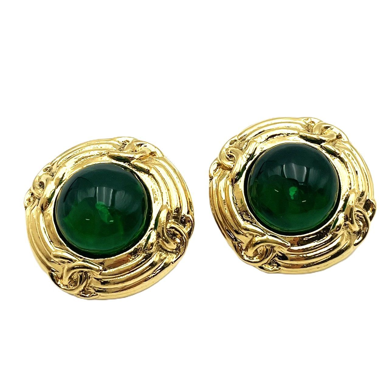 K1090 CHANEL シャネル |ココマーク|イヤリング|94P|カラーストーン|クリップ