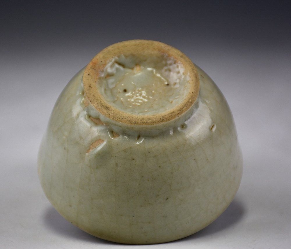 李朝 堅手 白磁 盃 酒器 ぐい呑 時代 本物保証 李朝初期堅