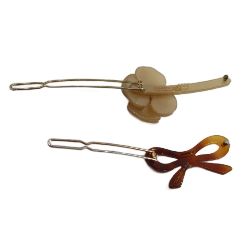 ALEXANDRE DE PARIS】 花形ヘアアクセサリーセット