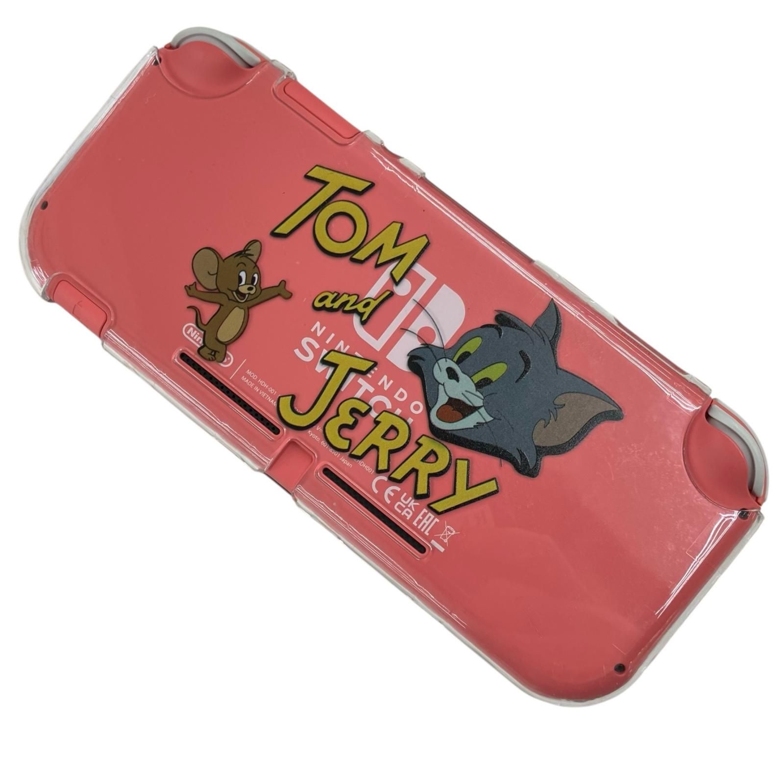 186000 現状品 Nintendo 任天堂 トムとジェリーのケース・スライドパットカバー付き☆ Nintendo Switch Lite ニンテンドースイッチライト HDH-001  ピンク [250616HM130122] 186000 現状品 Nintendo 任天堂 トムとジェリーのケース・スライド