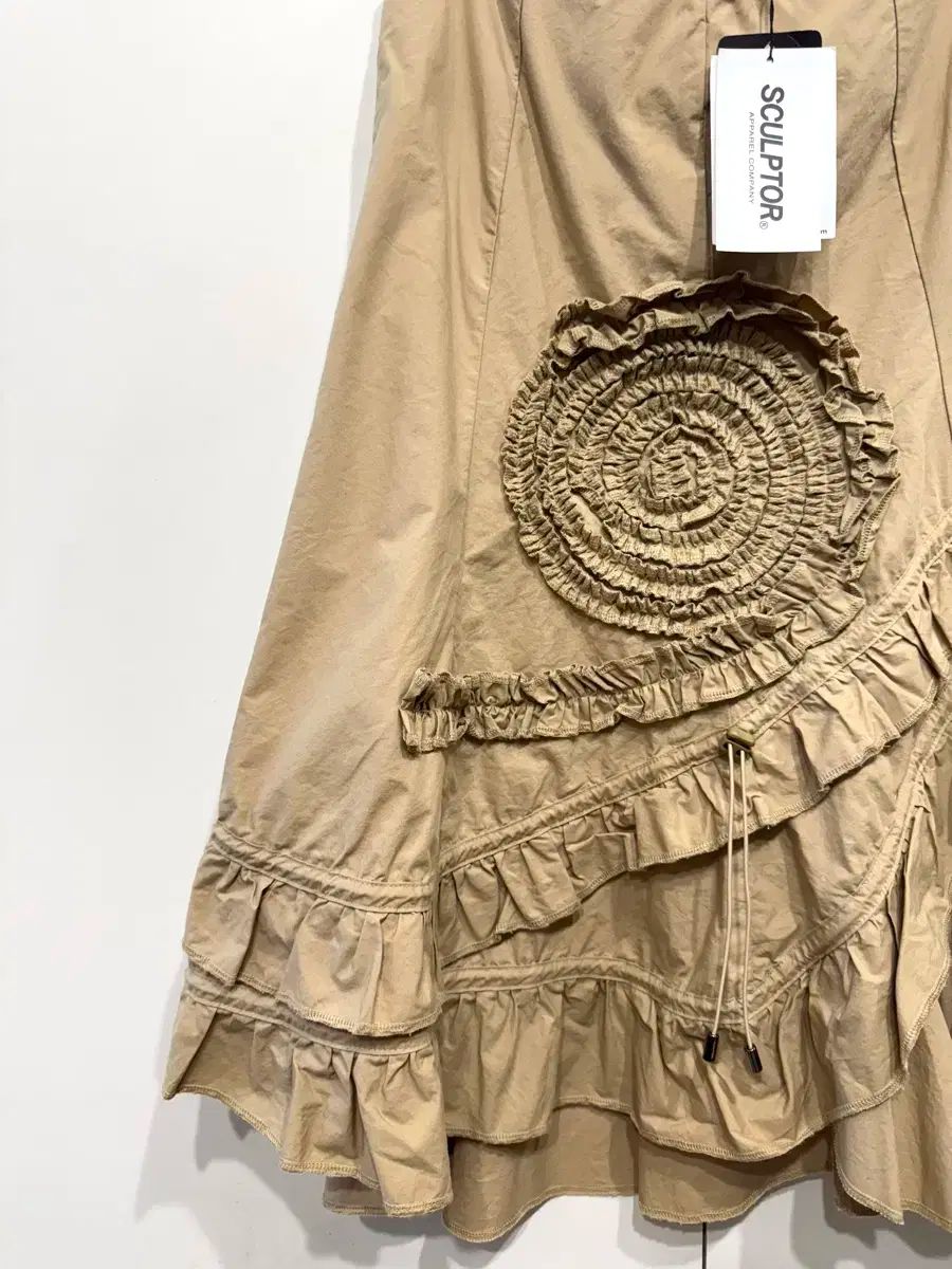 SCULPTOR SCULPTOR スカルプター コットン フラワー フリル スカート