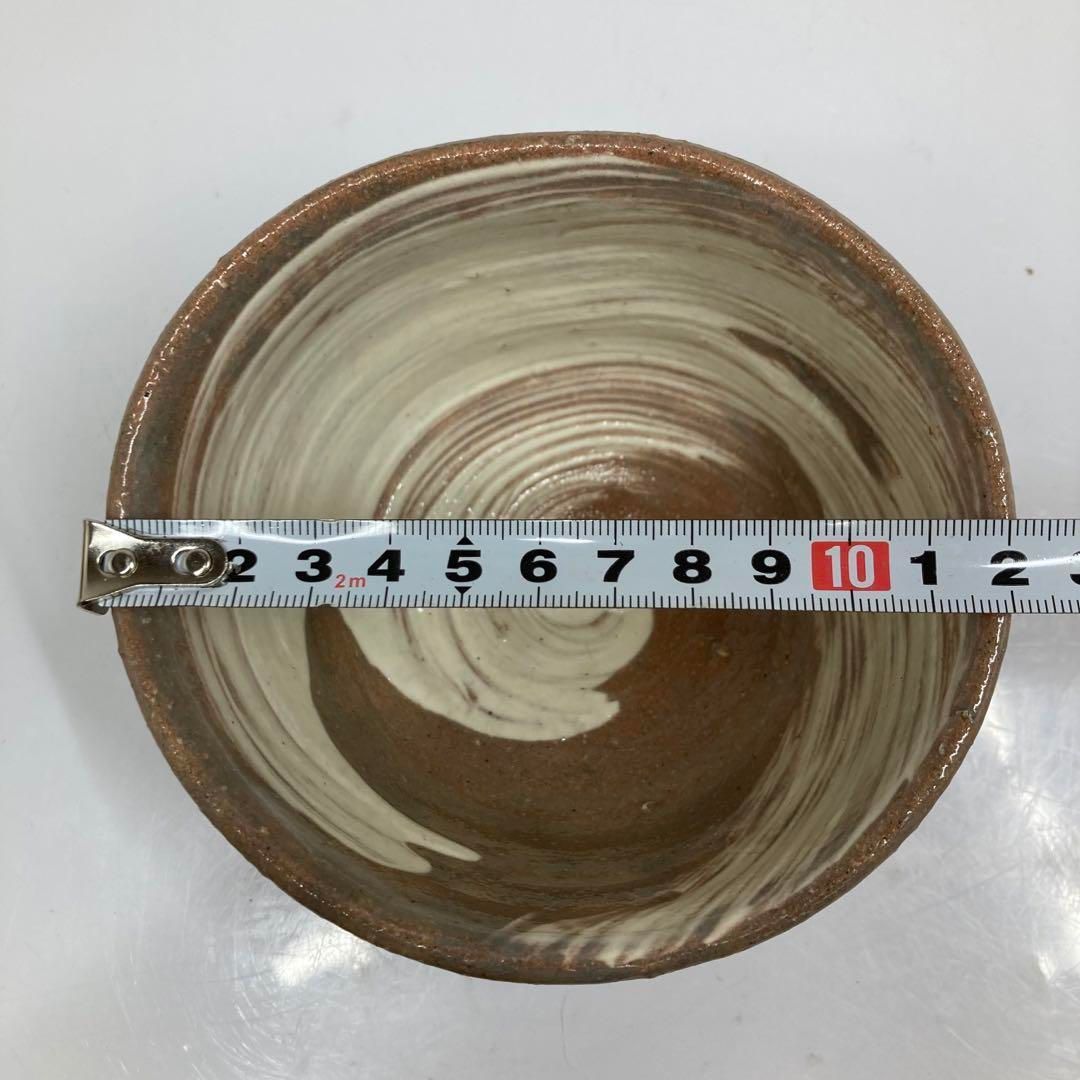 ☆茶3 石田陶春　刷毛目茶碗　共箱　口径12.2㎝　東な6-0513① ☆茶3 石田陶春 刷毛目茶碗 共箱 口径12.2㎝ 東な