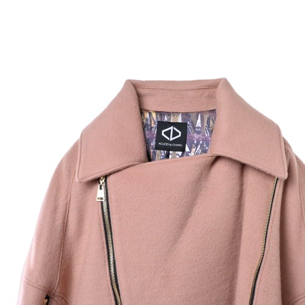 ACUOD by CHANU ウール混 ジップ コート - メルカリ