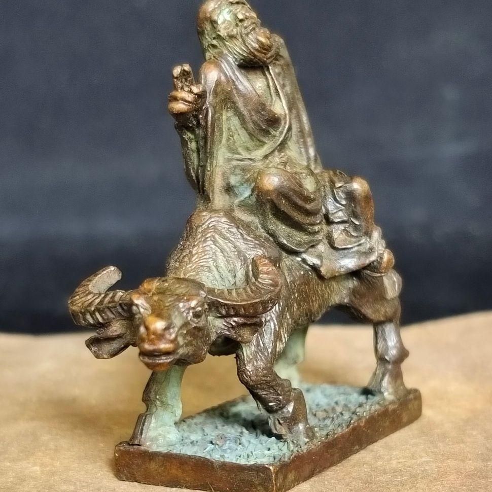 銅製 五牛銅壷 徳利 茶壺 茶道工芸品 置物