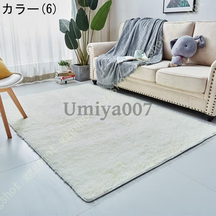 ラグ カーペット ラグマット フロアマット 滑り止め 洗える ウォッシャブル 長方形 絨毯 130×190cm (シルバーグレー) オールシーズン快適に使用 ラグ グレー