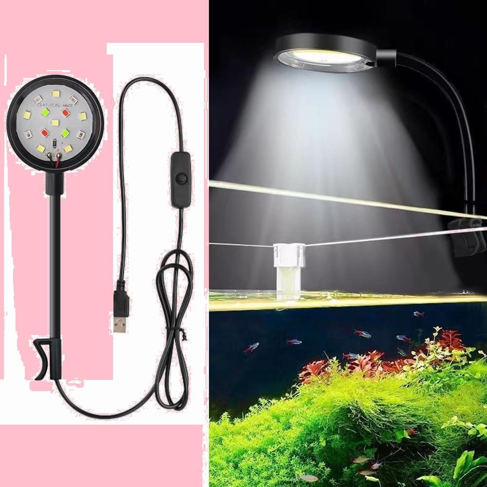 特価商品】YBGGJO 水草ライト 14LED 四色ライト 3W 高輝度