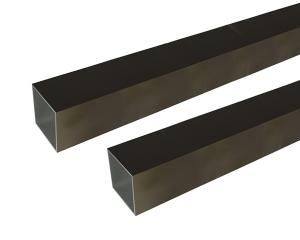 5営業日で発送 安田 アルミ角パイプ 2m 2.0x30x30mm ブロンズ 2本組