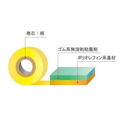 日東エルマテリアル ラインテープ E-SD BC 100X50 白 0.16mm×100mm×50m