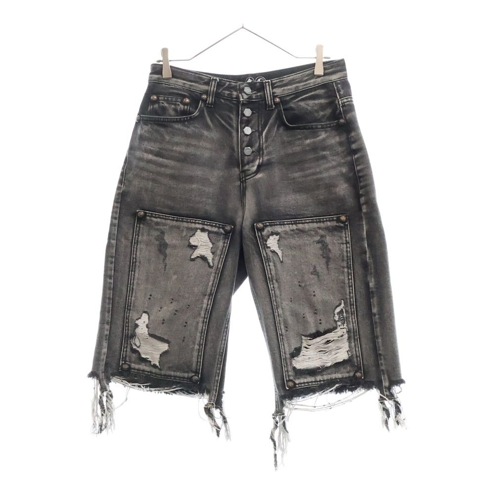 Ksubi スビ ダメージ加工 スキニーデニム 28インチ グレー ストレッチ