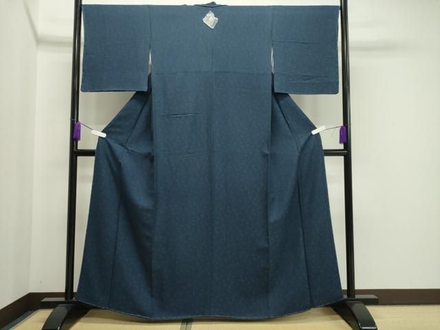 平和屋着物 上質な色無地 舞花地紋 褐返色 正絹 CAAX5952gh