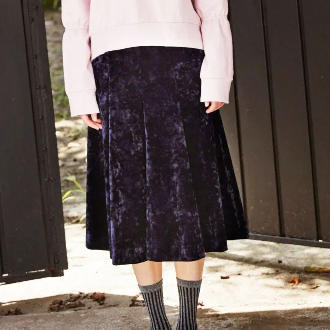 ティーバッグ tibaeg ファム ベルベットスカート 55