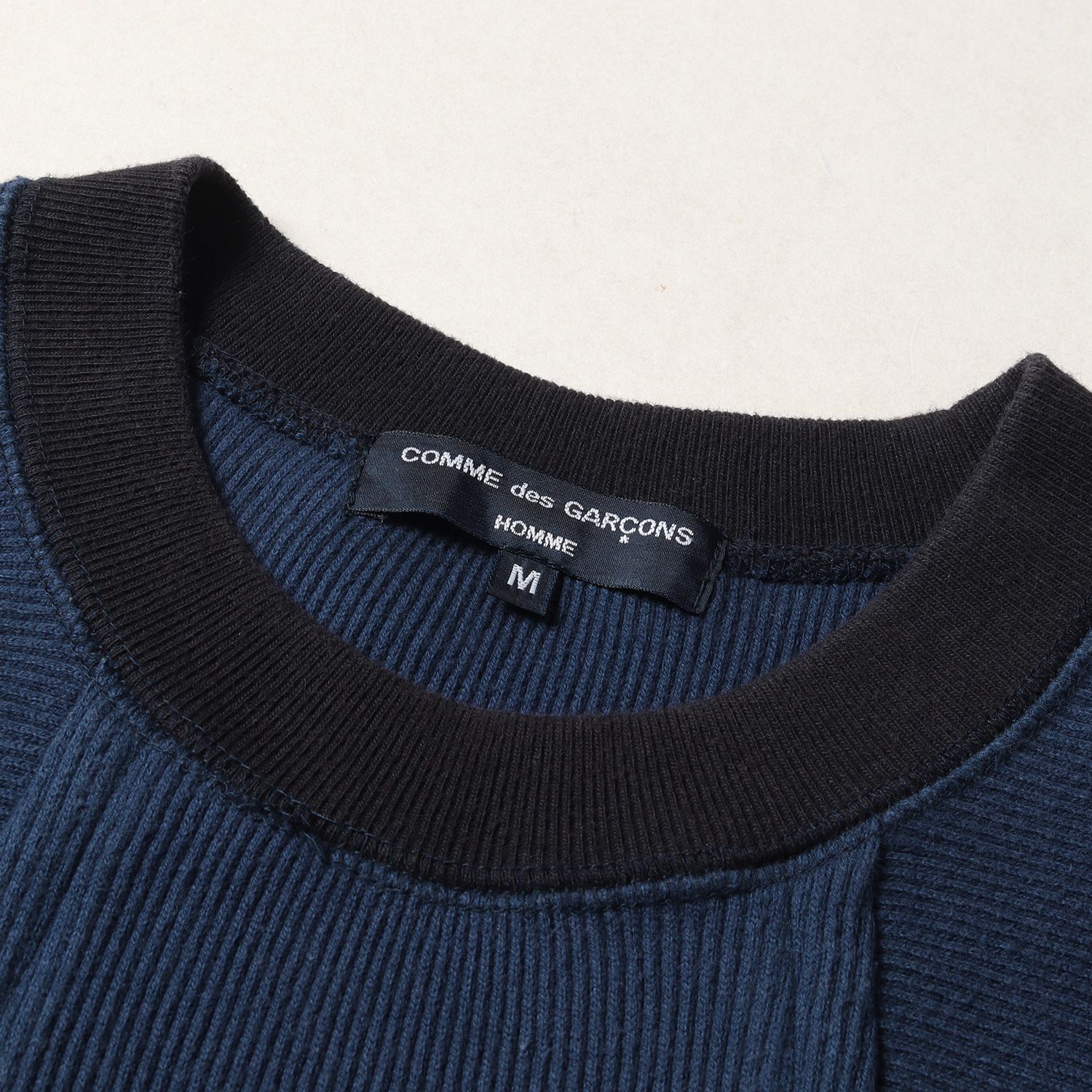 COMME des GARCONS コムデギャルソン スウェット リブ編み