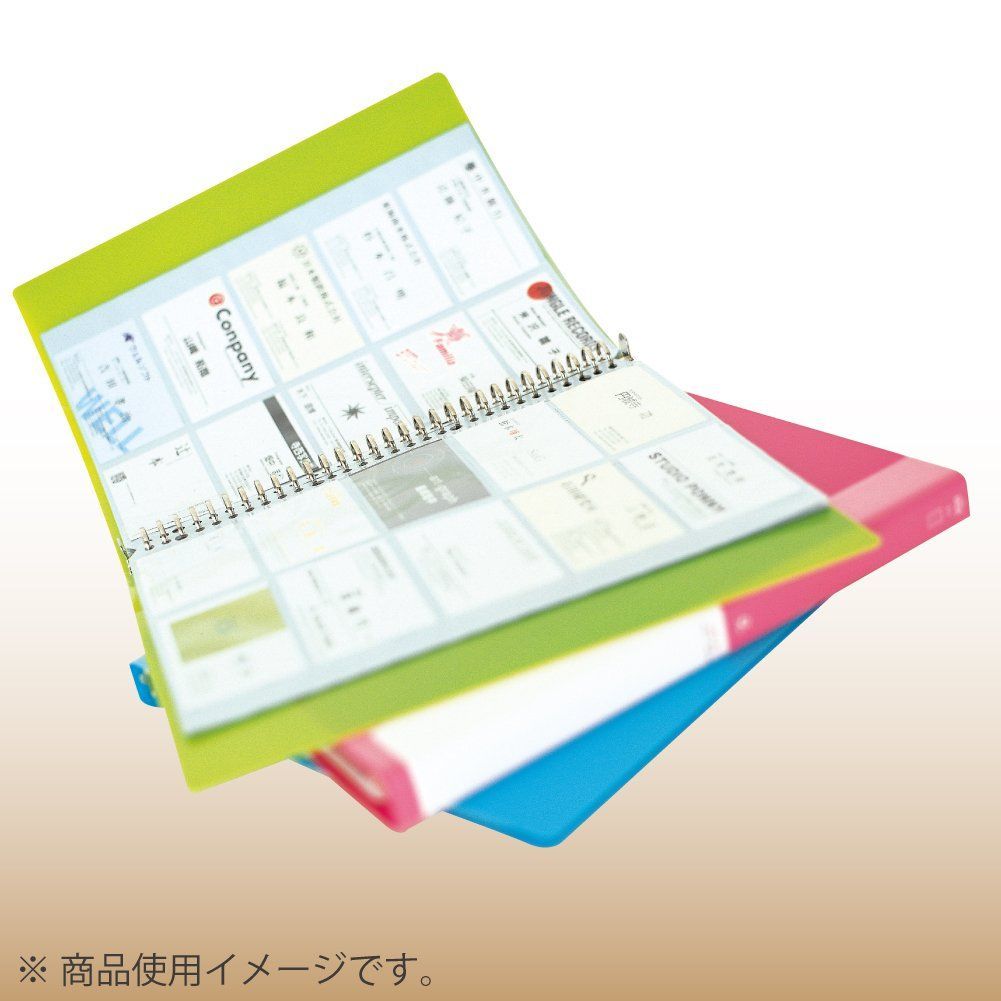 名刺入れ ファイル 名刺ホルダー POSTY 替紙式 コクヨ グレー A4 500名 P3メイ-355NDM