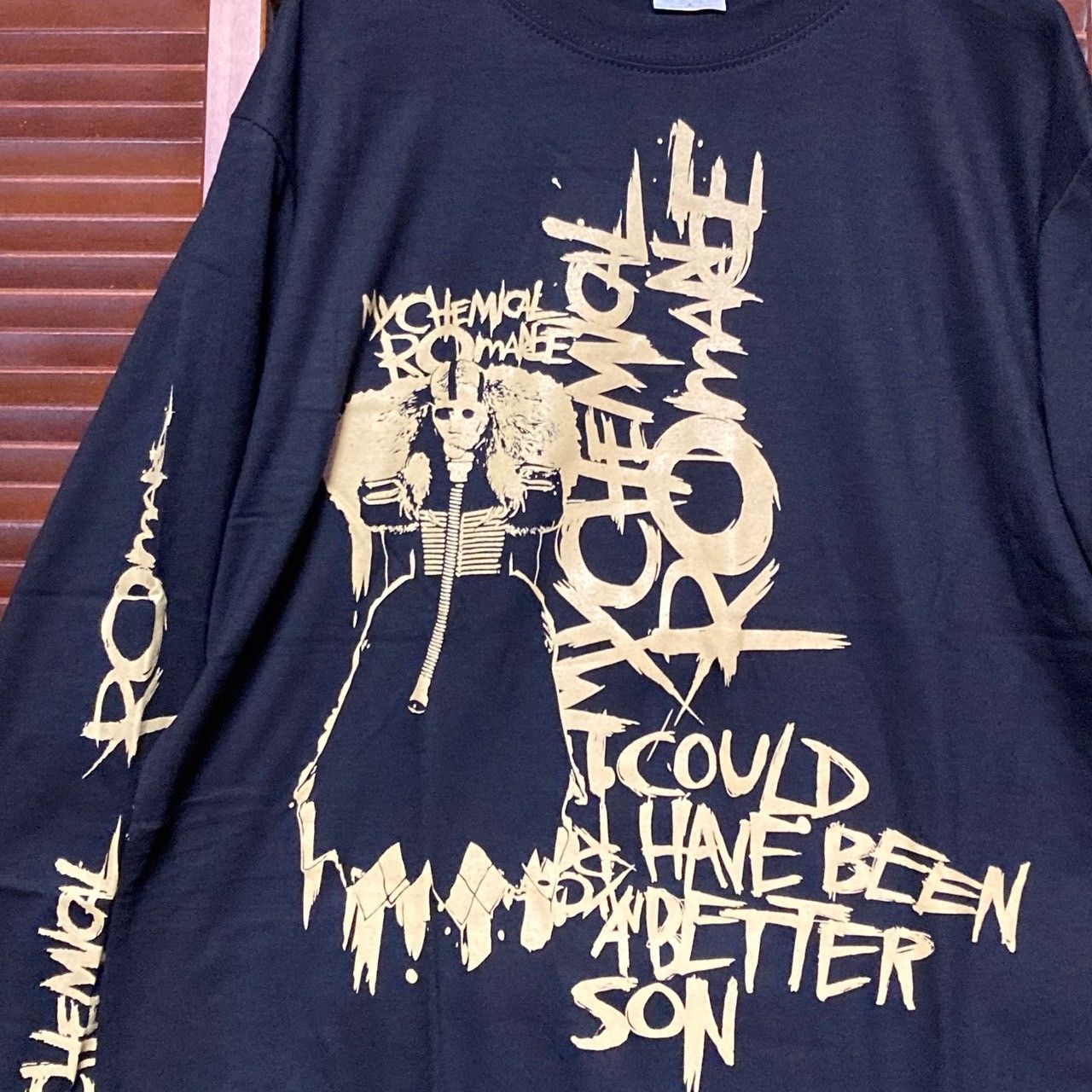 マイケミカルロマンス my chemical romance 黒 長袖 Tシャツ tee