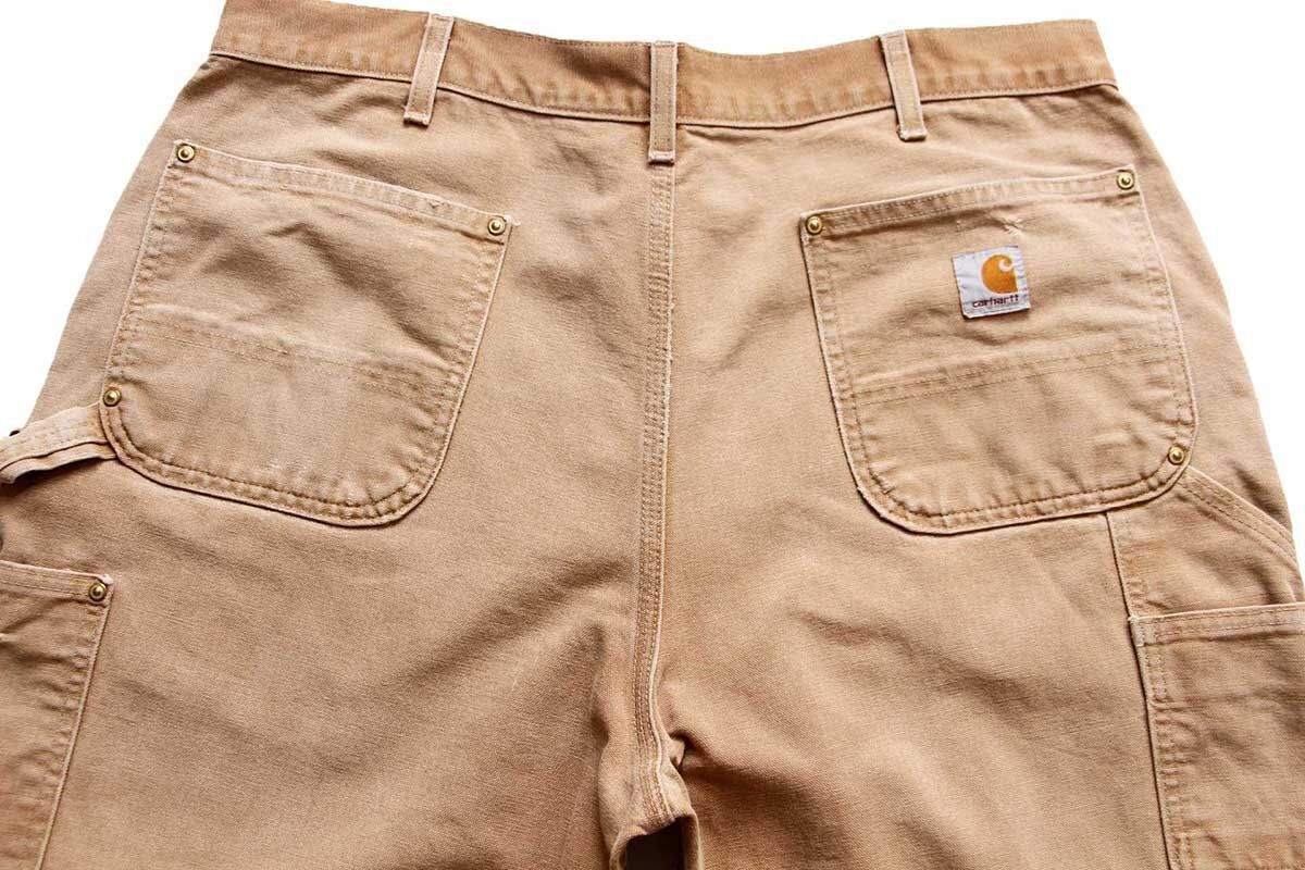 00’s Carhartt USA製 ダブルニー ペインターパンツ ダック ボロ 00s USA製 carharttカーハート ダック地 ダブルニー ペインター