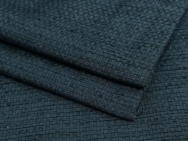 平和屋着物○男性 紬 アンサンブル 網代織り 正絹 逸品 AAAW9232zg